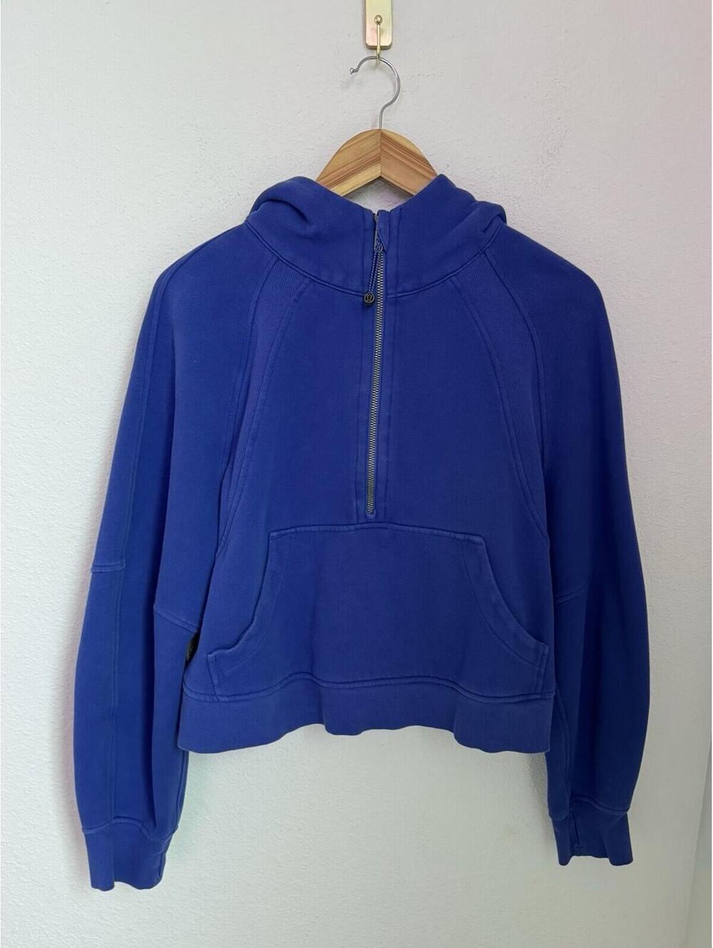 Lululemon Scuba Oversized Half-Zip Hoodie Womens Size M/L Psychic Soft Cozy